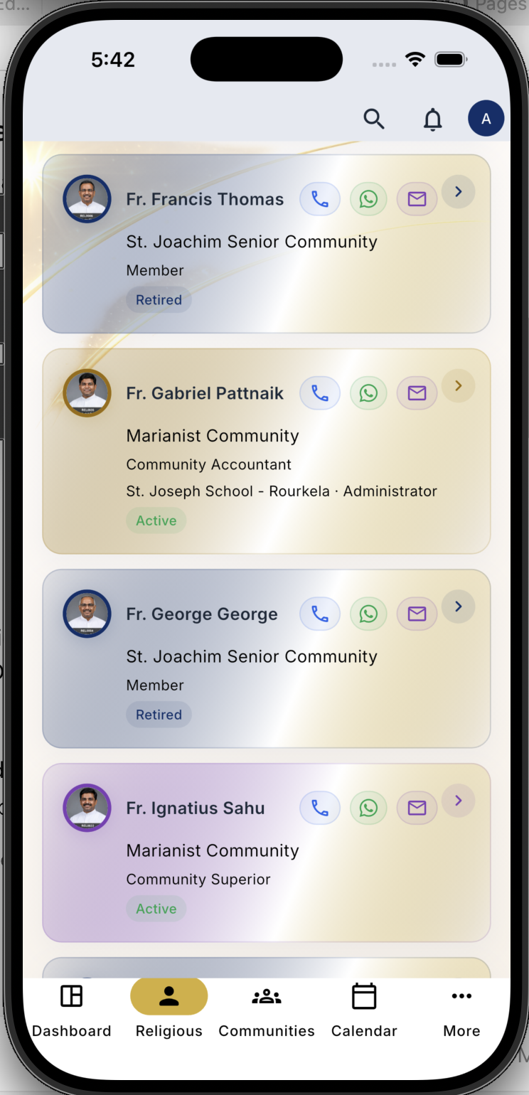 Communio member directory